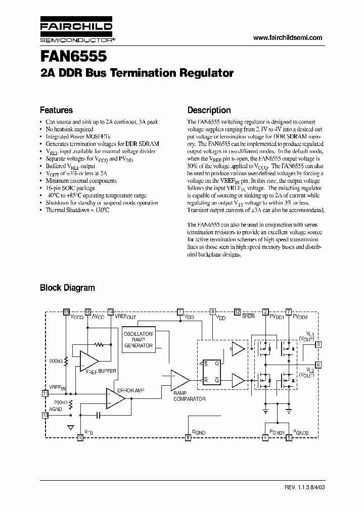 FAN6555_104970.PDF Datasheet