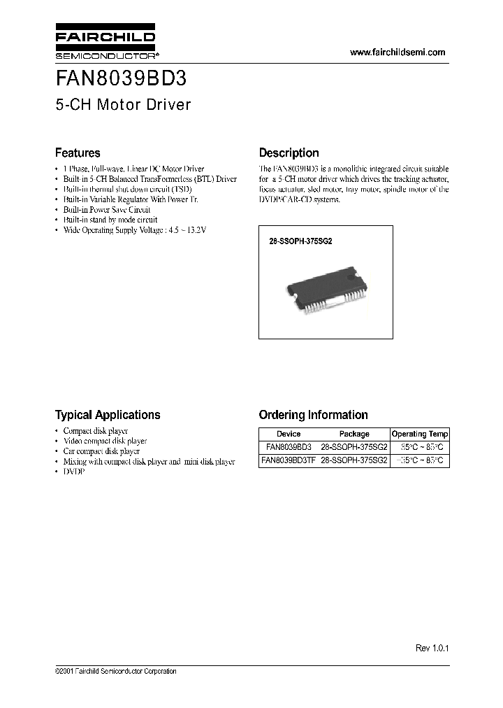 FAN8039BD3_25507.PDF Datasheet