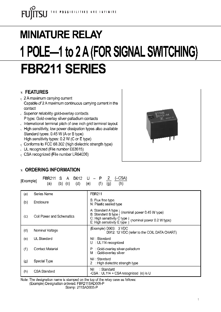 FBR211NAD003_102970.PDF Datasheet