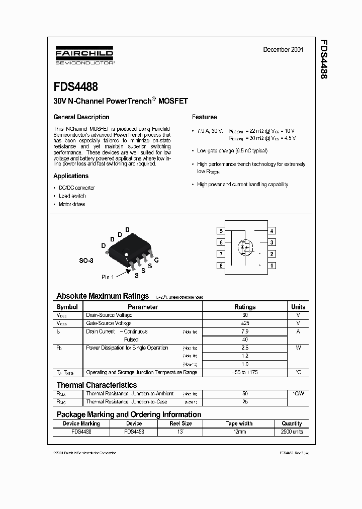 FDS4488_145809.PDF Datasheet
