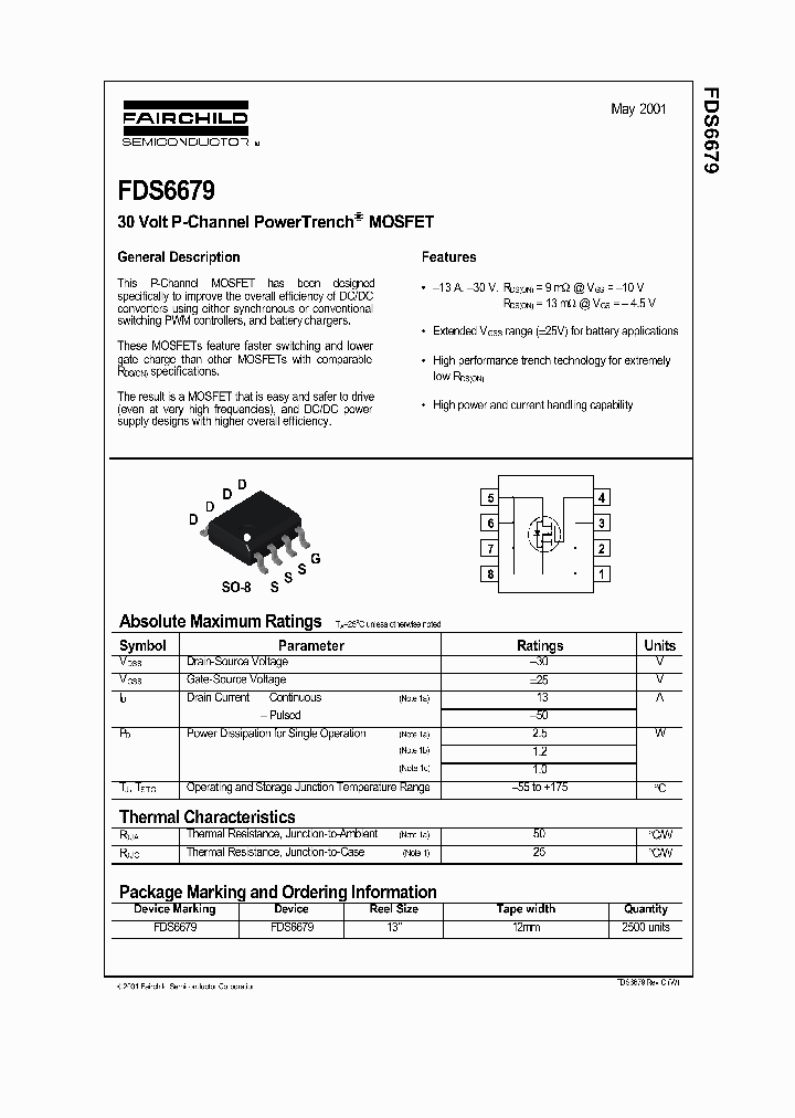 FDS6679_44751.PDF Datasheet