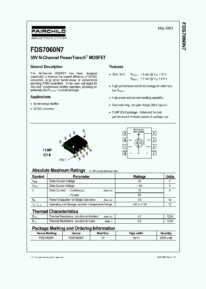 FDS7060N7_149867.PDF Datasheet
