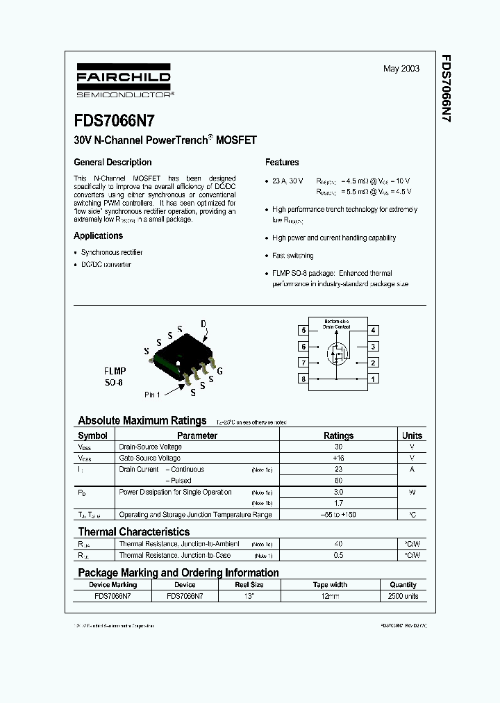 FDS7066N7_149873.PDF Datasheet