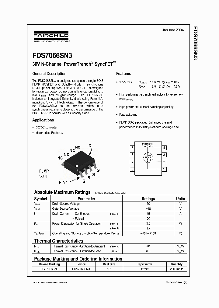 FDS7066SN3_149874.PDF Datasheet