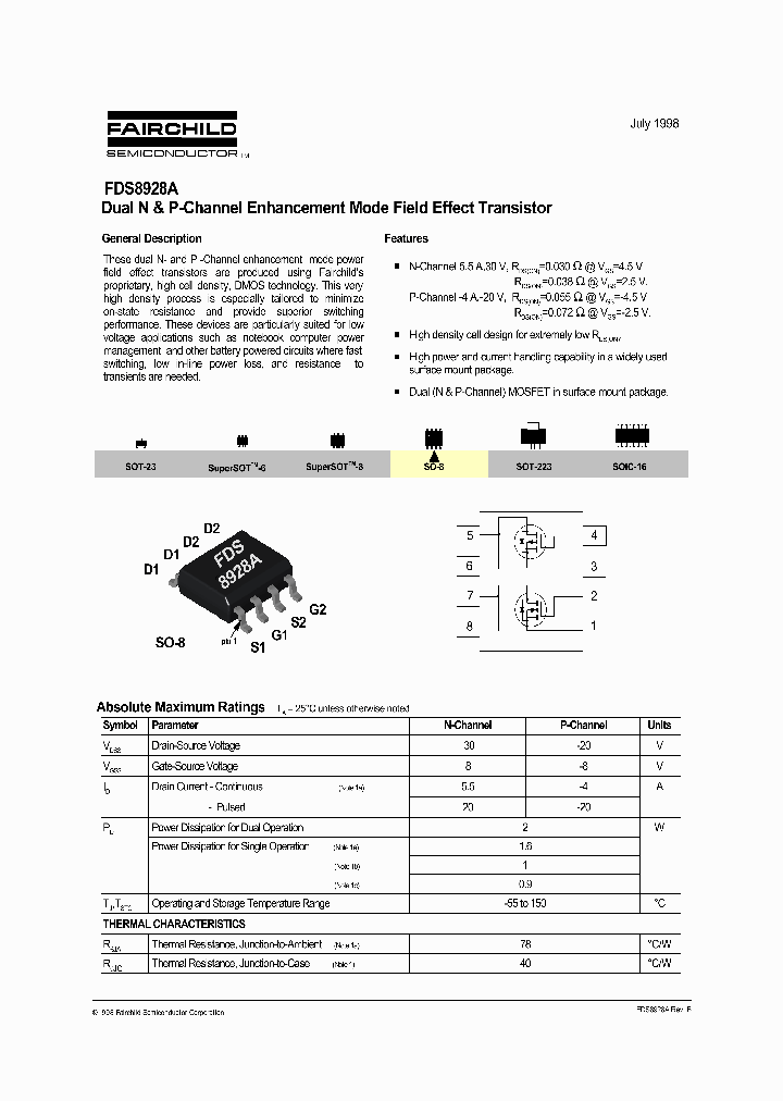 FDS8928A_184198.PDF Datasheet