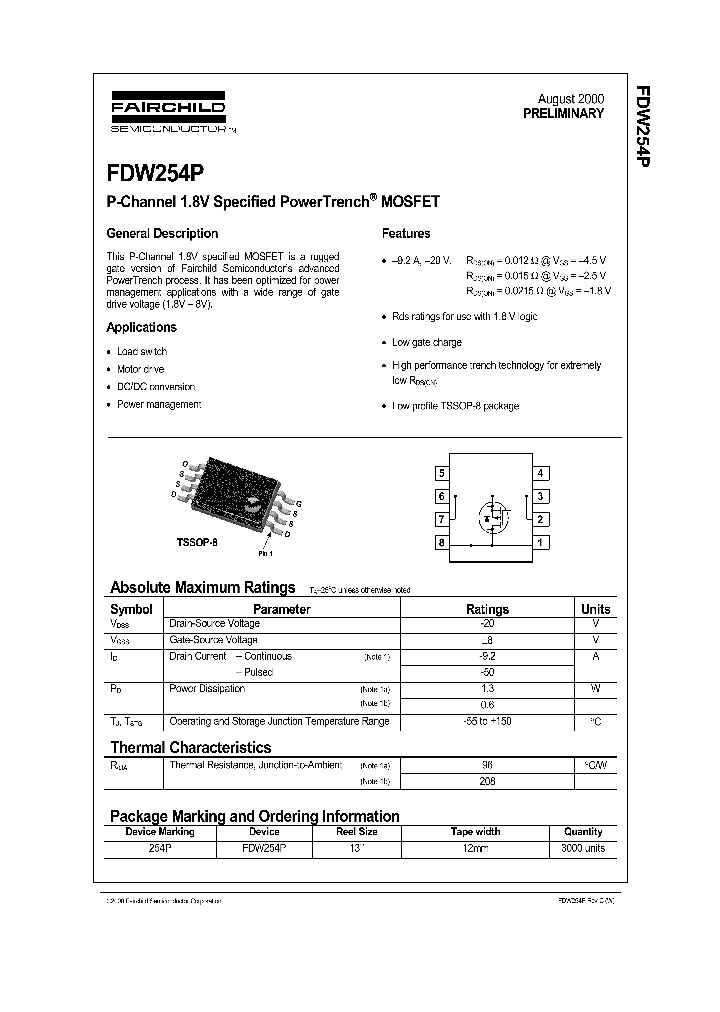 FDW254P_53282.PDF Datasheet