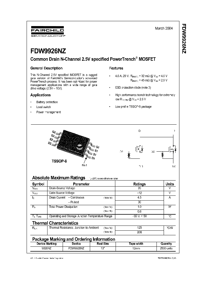 FDW9926NZ_52918.PDF Datasheet