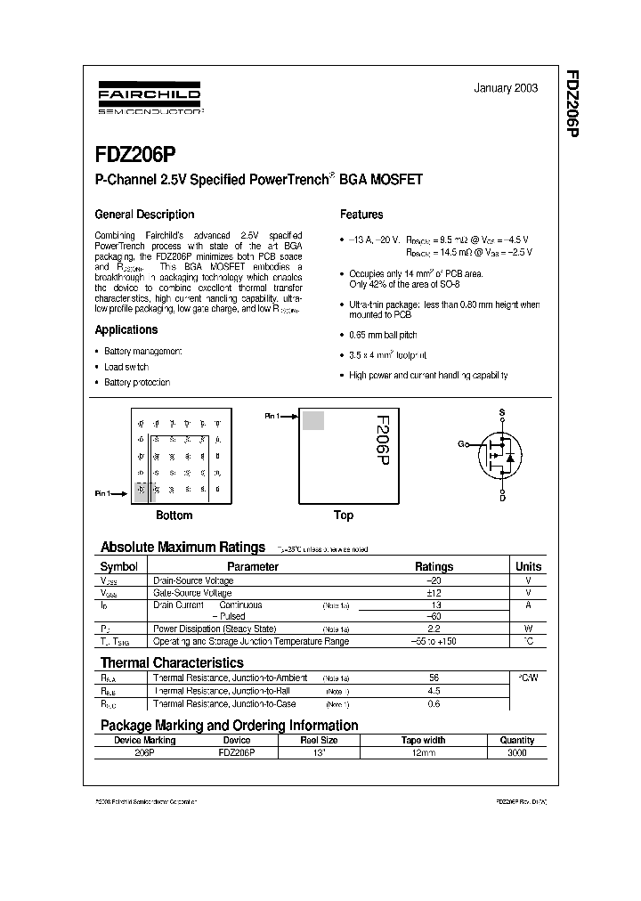 FDZ206P_32512.PDF Datasheet