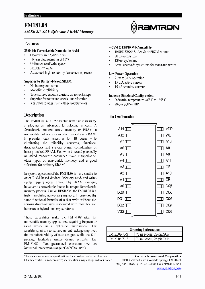 FM18L08_158198.PDF Datasheet