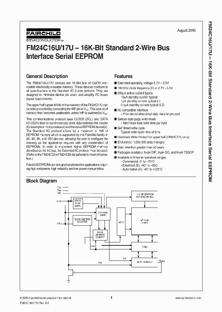 FM24C16_16635.PDF Datasheet
