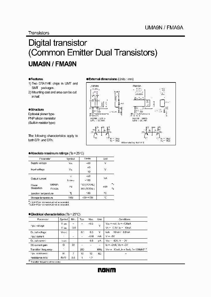 UMA9N_59304.PDF Datasheet