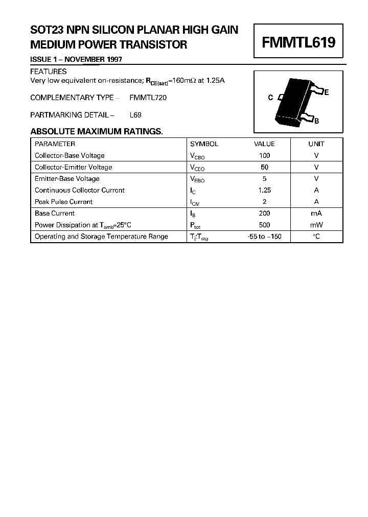 FMMTL619_67560.PDF Datasheet