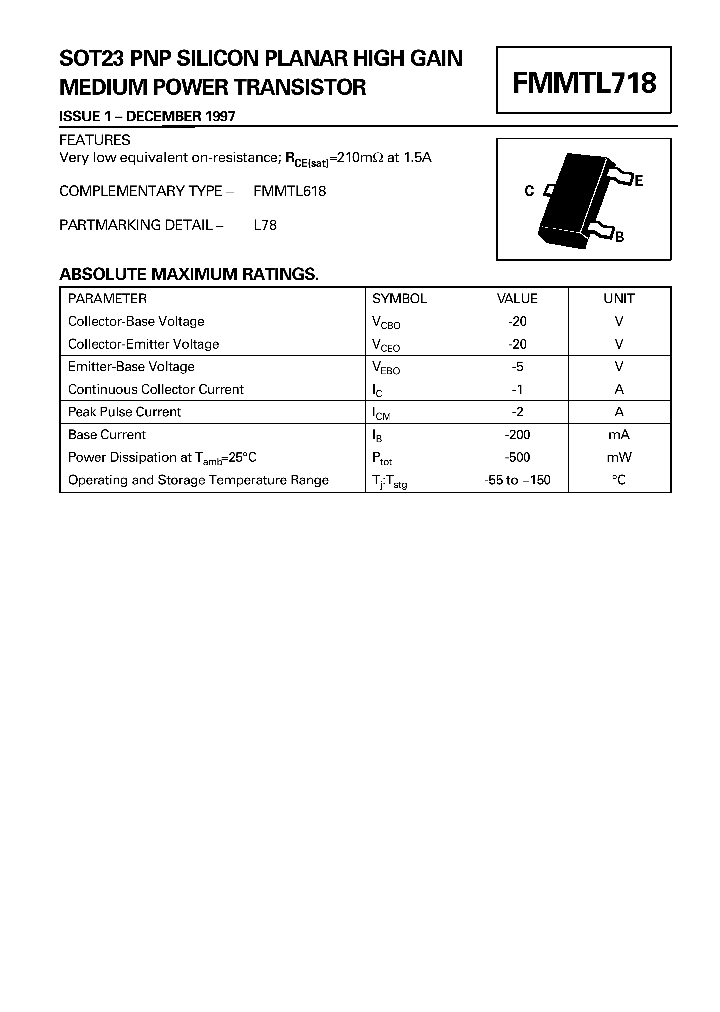 FMMTL718_67573.PDF Datasheet