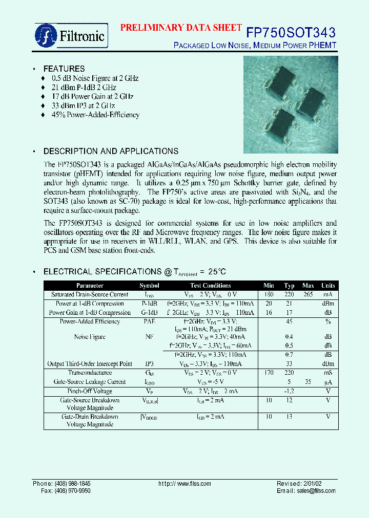 FP750SOT343_187390.PDF Datasheet