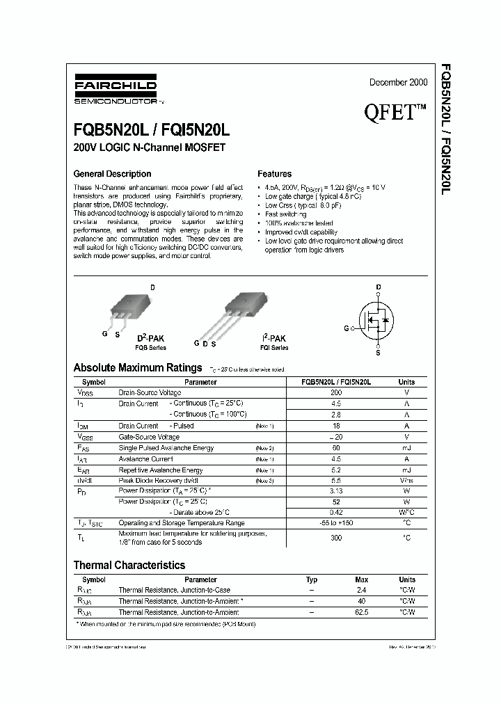 FQB5N20L_38786.PDF Datasheet