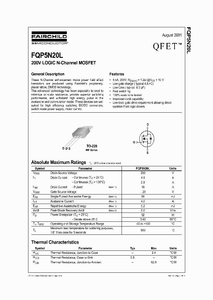 FQP5N20L_38792.PDF Datasheet
