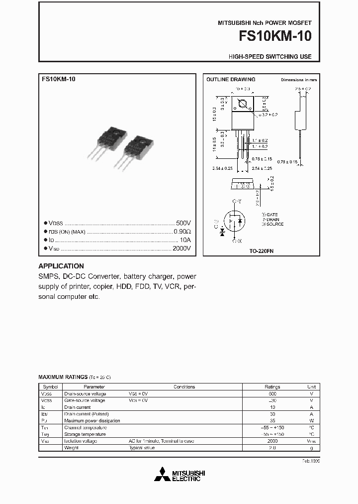 FS10KM-10_187853.PDF Datasheet
