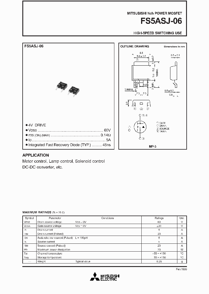 FS5ASJ-06_126315.PDF Datasheet