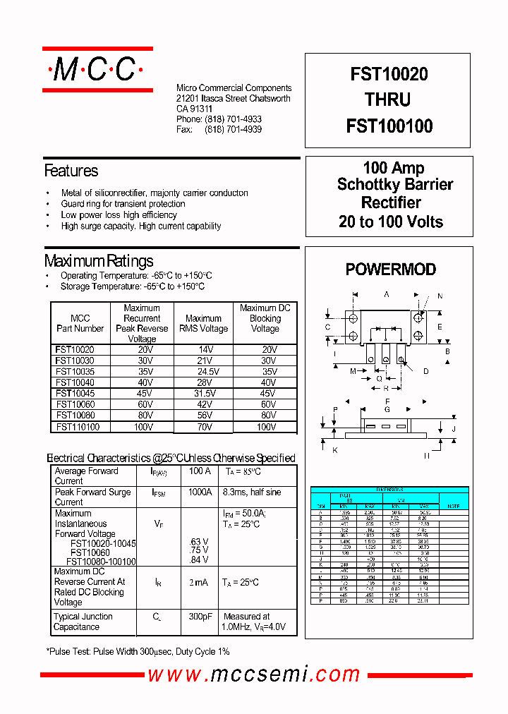 FST10020_143432.PDF Datasheet
