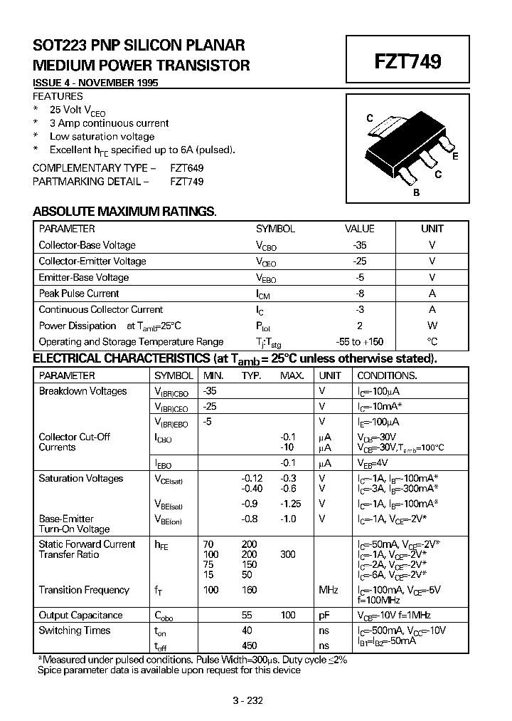 FZT749_159766.PDF Datasheet