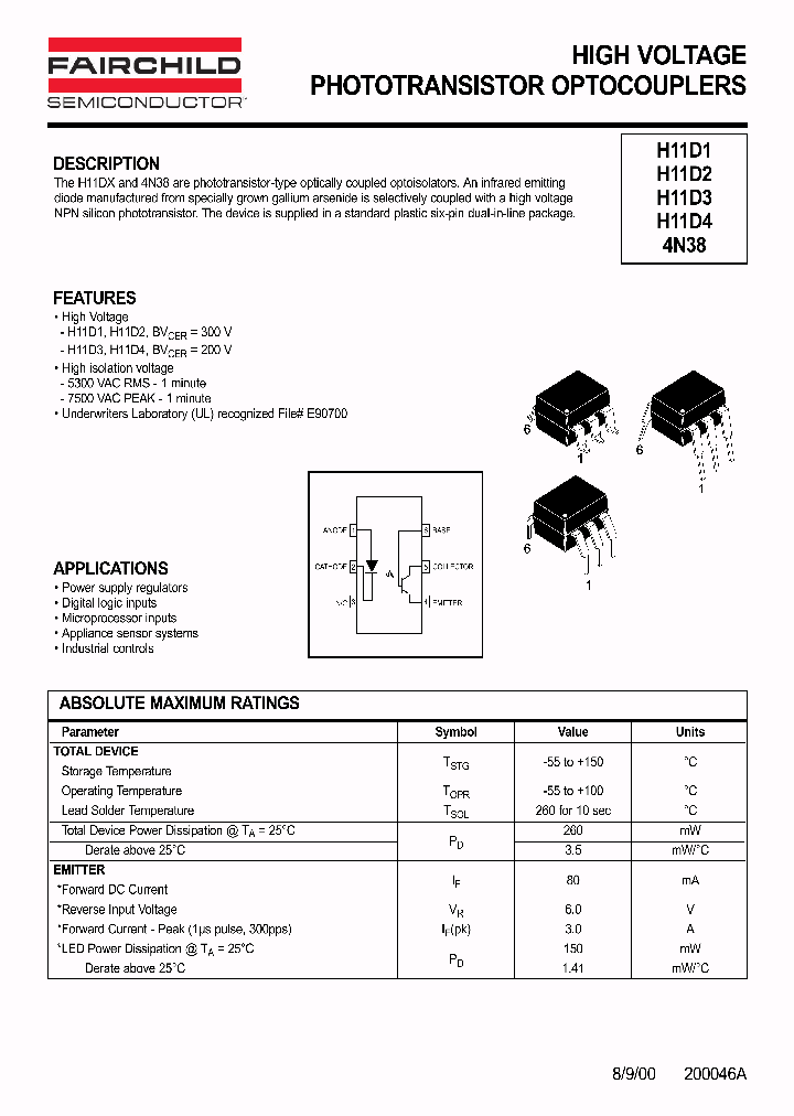 H11D1300_25759.PDF Datasheet
