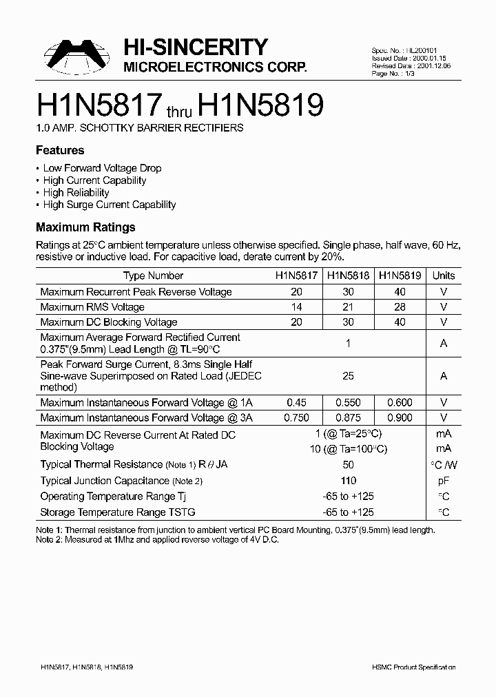 H1N5819_177267.PDF Datasheet