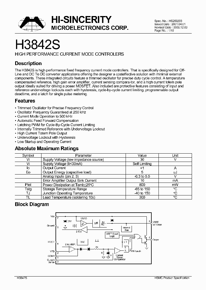 H3842S_160603.PDF Datasheet