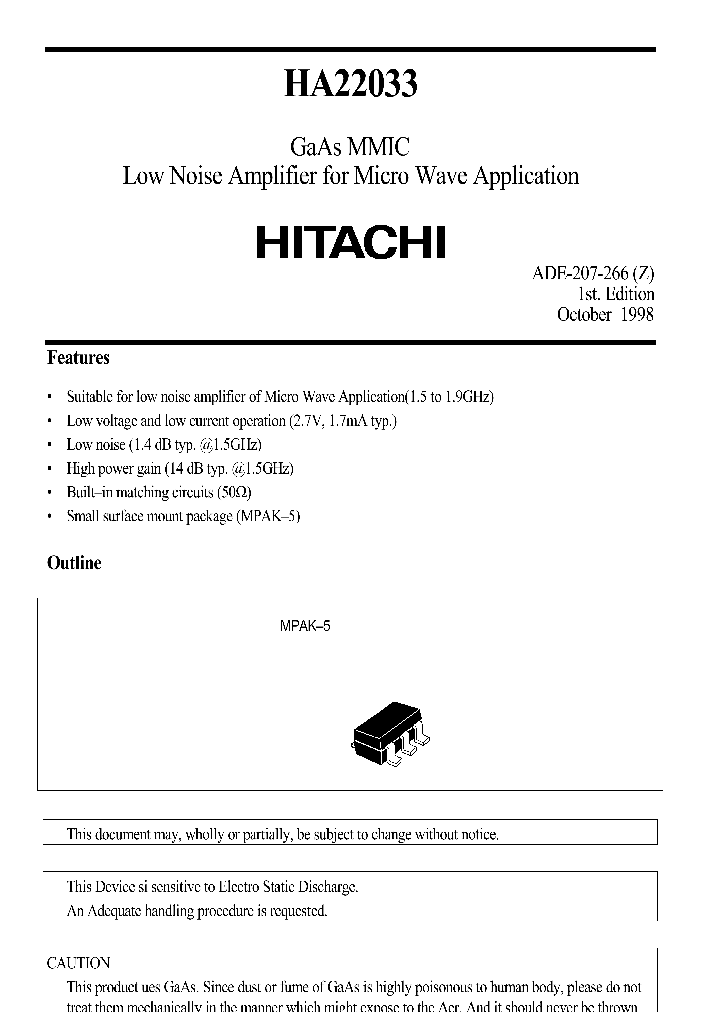 HA22033_132684.PDF Datasheet