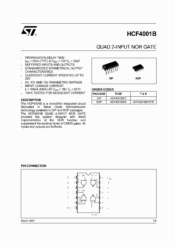 HCF4001BEY_132431.PDF Datasheet