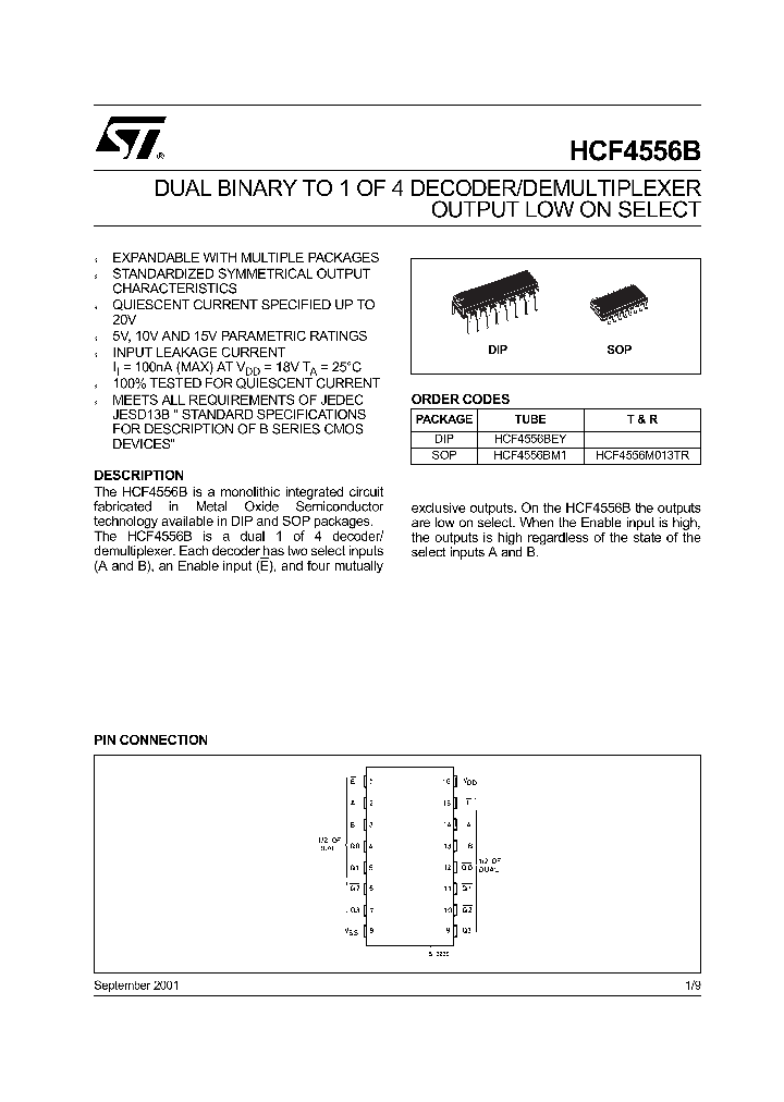 HCF4556_128787.PDF Datasheet