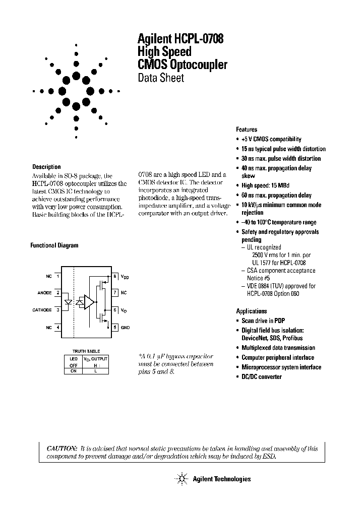 HCPL-0708_85020.PDF Datasheet