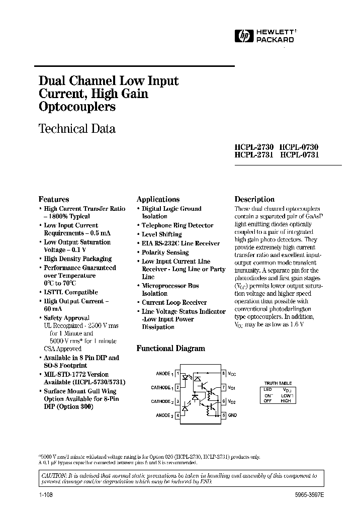HCPL-0731_77918.PDF Datasheet