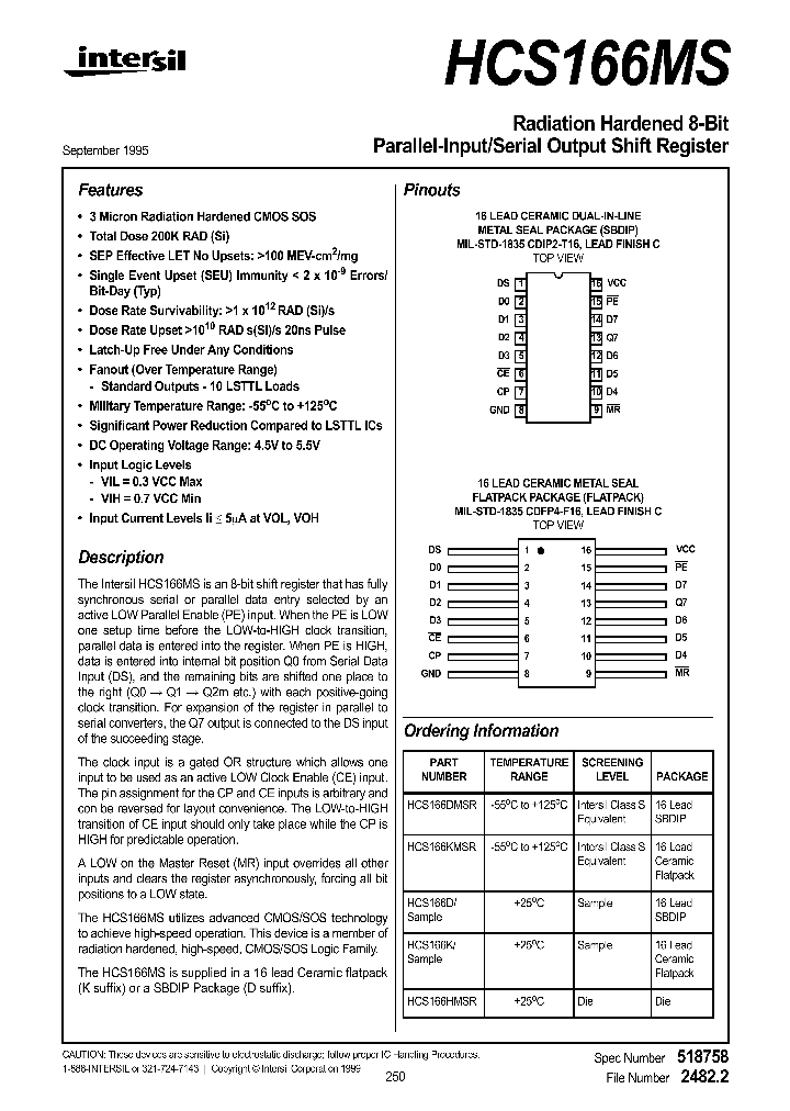 HCS166HMSR_147449.PDF Datasheet