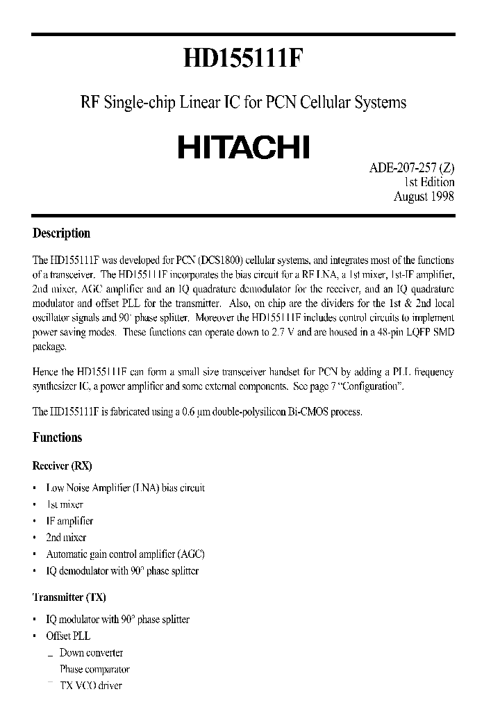 HD155111F_172285.PDF Datasheet