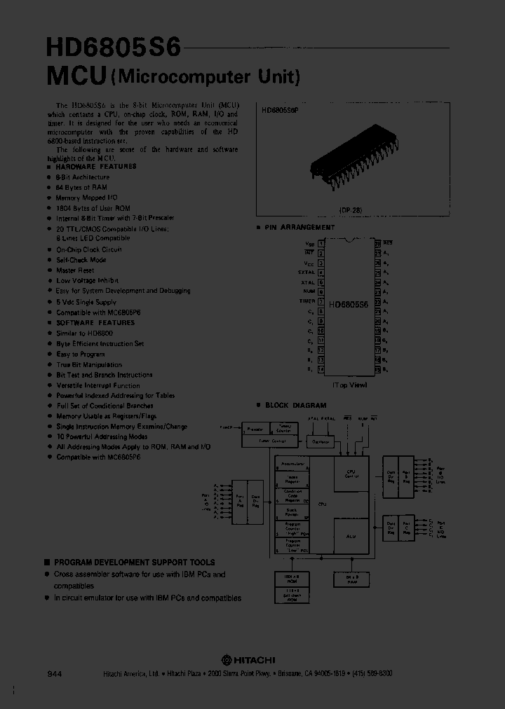 HD6805S6_26009.PDF Datasheet