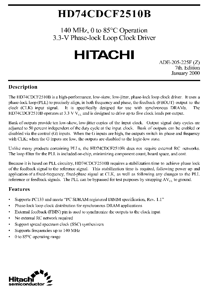 HD74CDCF2510B_91895.PDF Datasheet