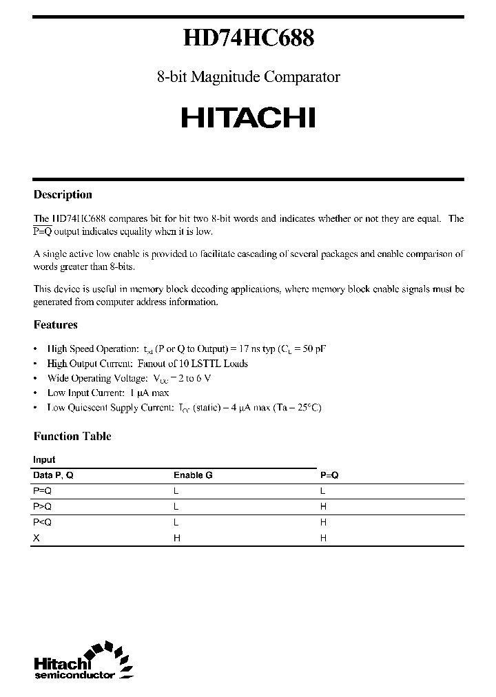 HD74HC688_179699.PDF Datasheet