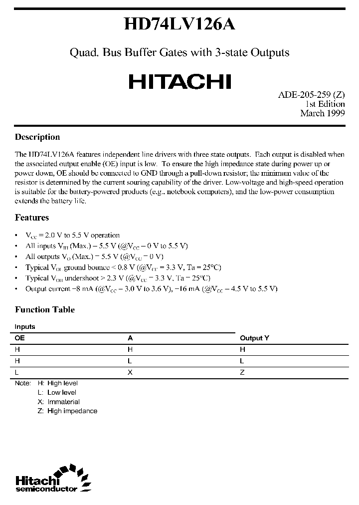 HD74LV126_19273.PDF Datasheet