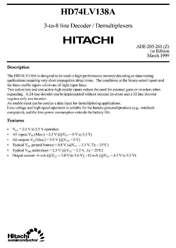HD74LV138A_56990.PDF Datasheet