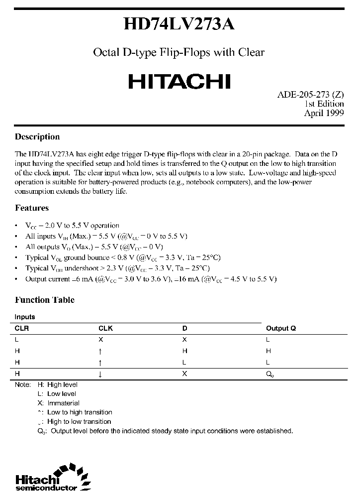 HD74LV273_116903.PDF Datasheet