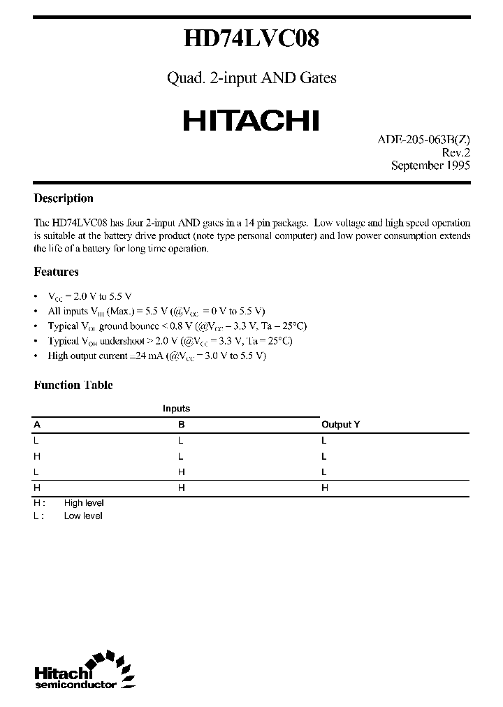 HD74LVC08_17465.PDF Datasheet