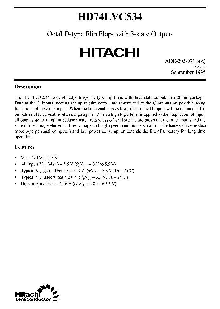 HD74LVC534_19671.PDF Datasheet