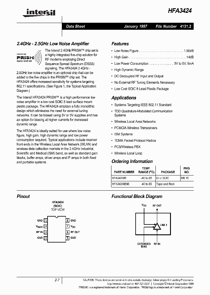 HFA3424_167242.PDF Datasheet