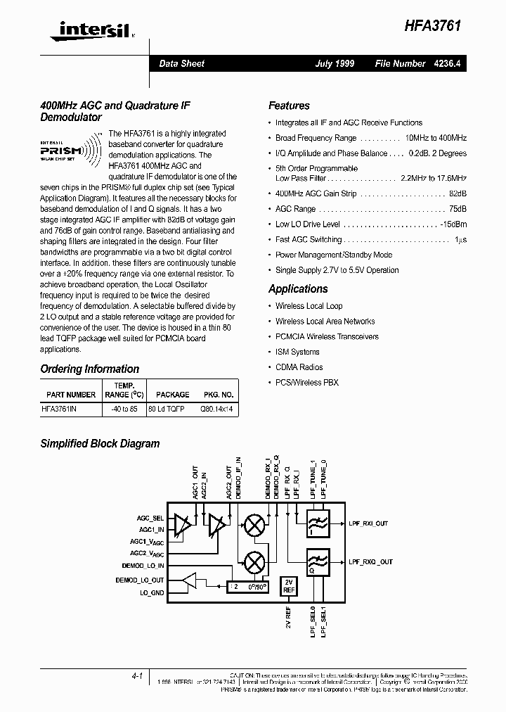HFA3761_179264.PDF Datasheet