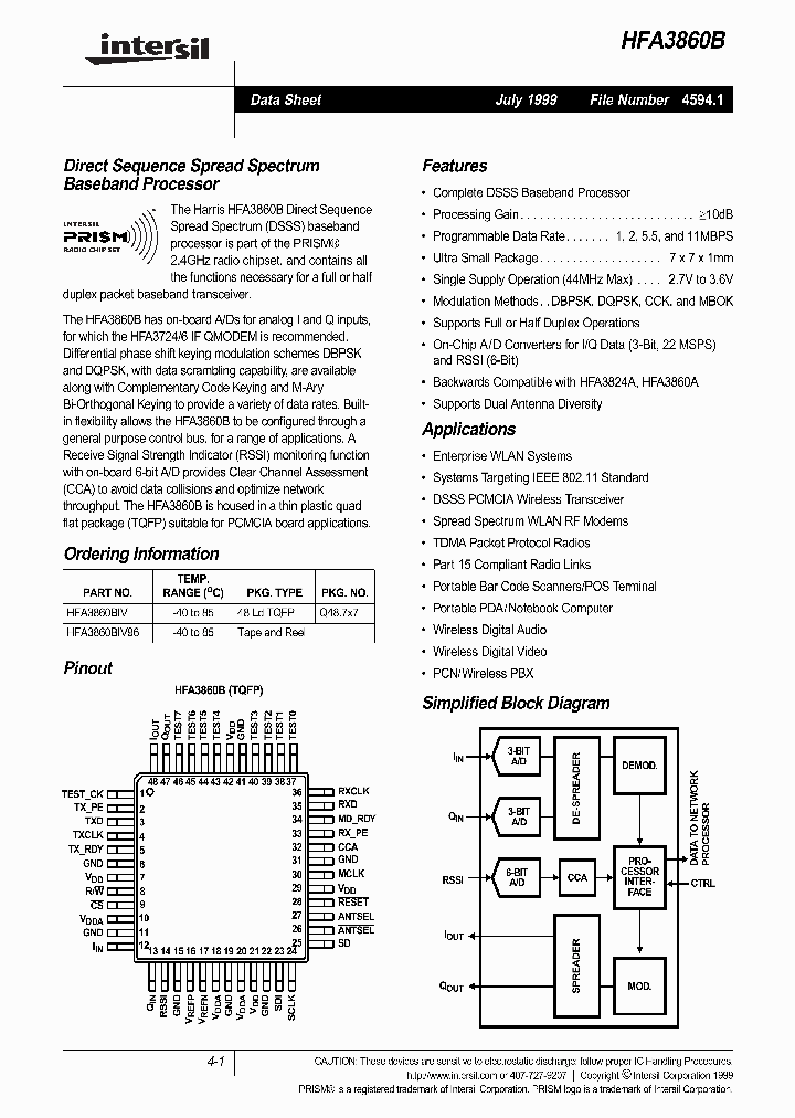 HFA3860B_4951.PDF Datasheet