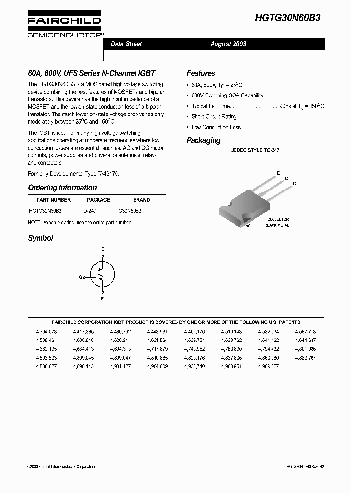 HGTG30N60B3_147704.PDF Datasheet
