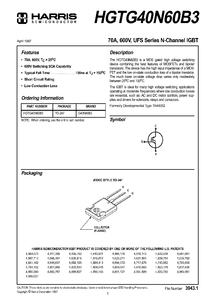 HGTG40N60B3_141521.PDF Datasheet