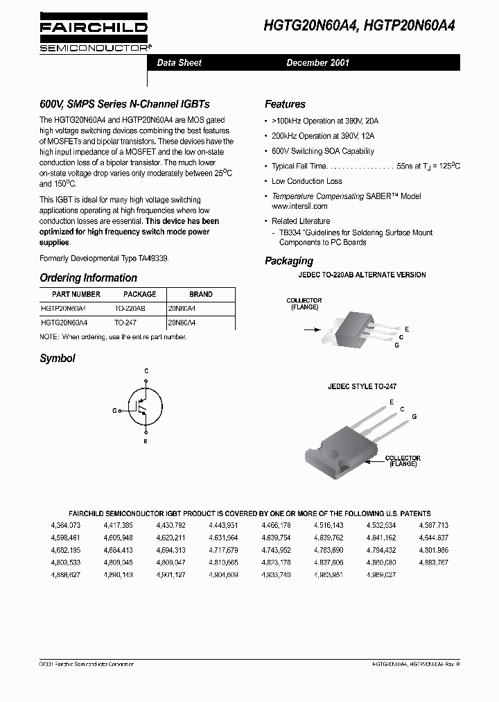 HGTG20N60A4_14585.PDF Datasheet