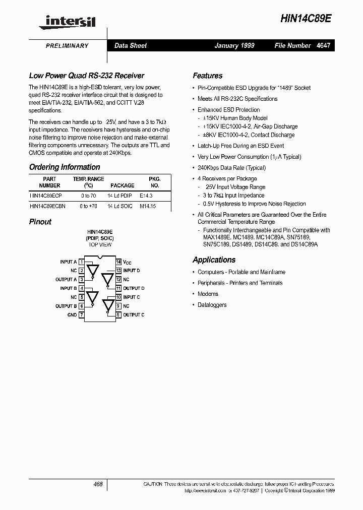 HIN14C89ECBN_143745.PDF Datasheet