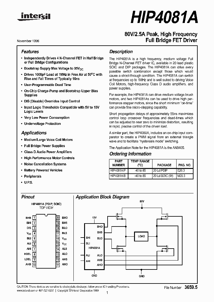 HIP4081A_26202.PDF Datasheet